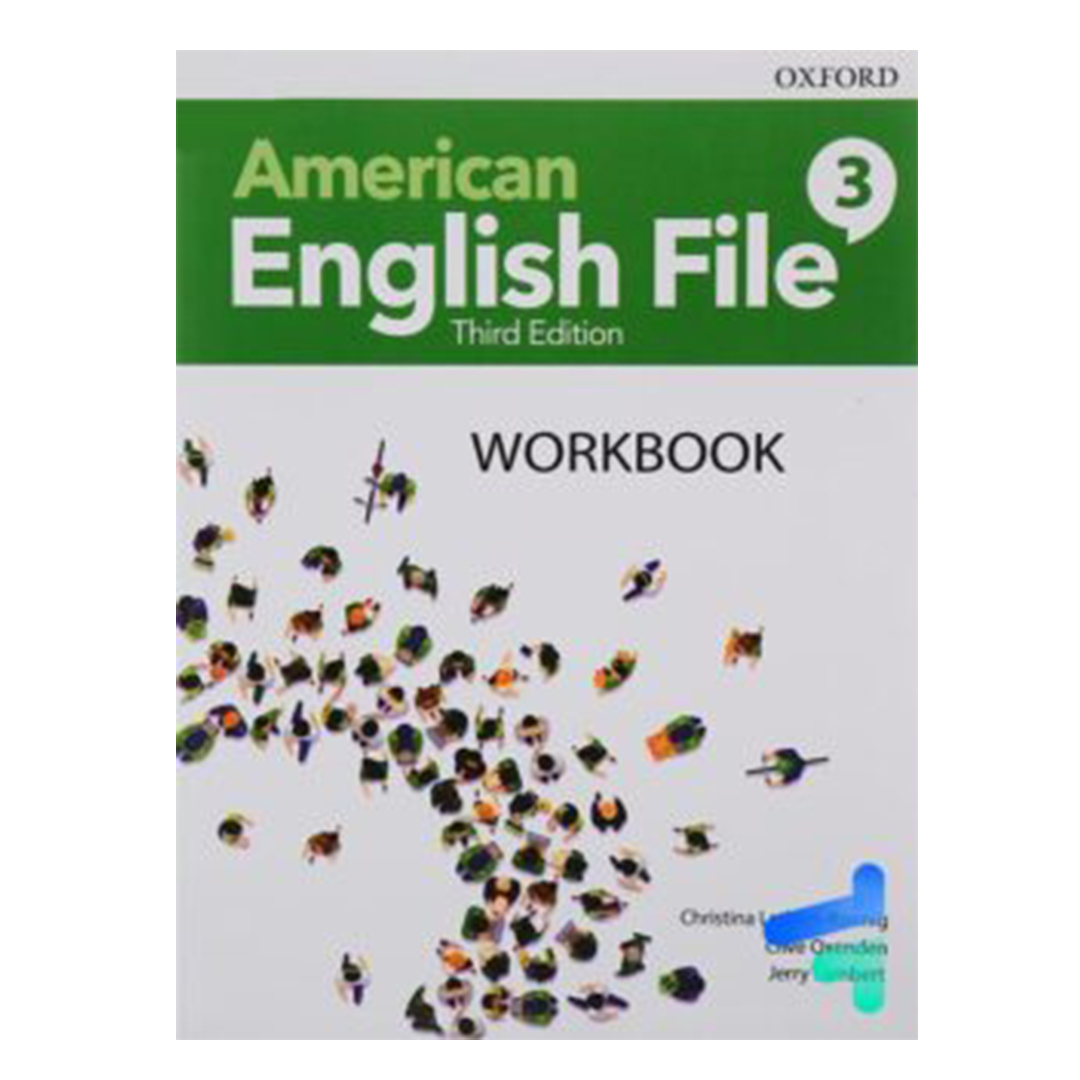 جلد کتاب کتاب زبان American English File امریکن انگلیش فایل 3