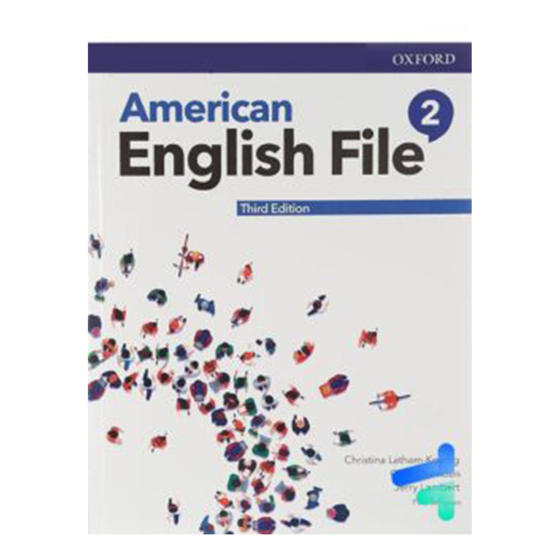 جلد کتاب کتاب زبان American English File امریکن انگلیش فایل 2
