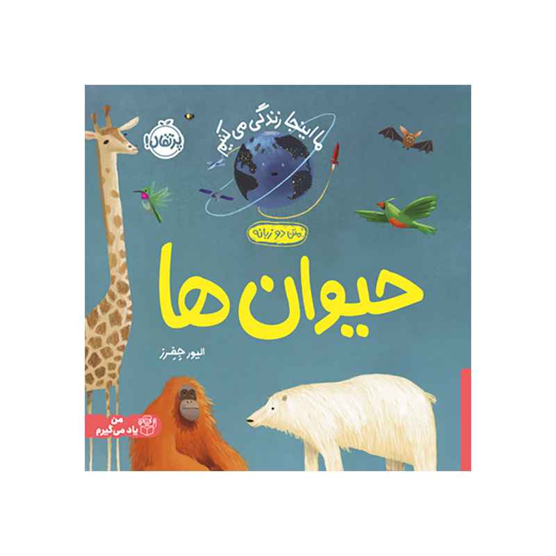 جلد کتاب ما اینجا زندگی می‌کنیم: حیوان‌ها