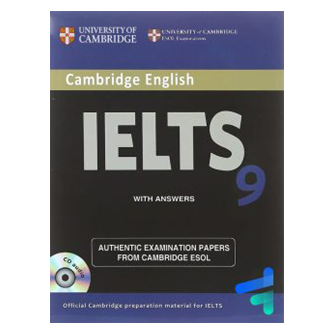 جلد کتاب کتاب زبان کمبریج انگلیش آیلتس Cambridge English IELTS 9