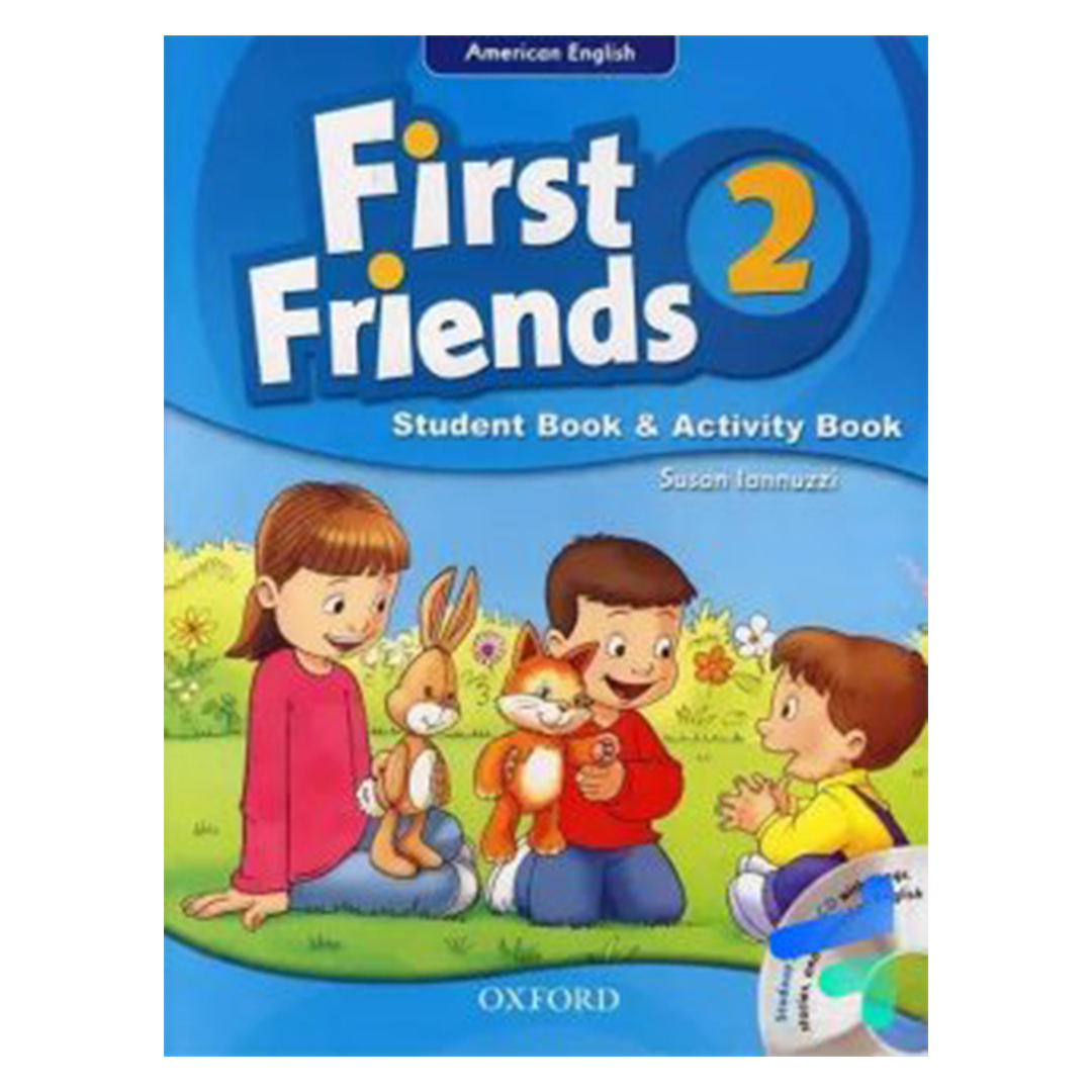 جلد کتاب کتاب زبان فرست فرندز american first friends 2