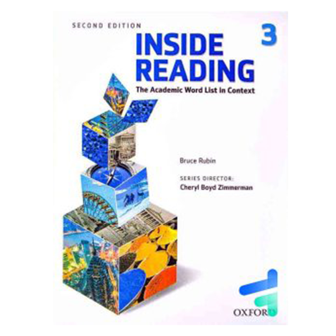جلد کتاب کتاب زبان اینساید ریدینگ inside reading 3