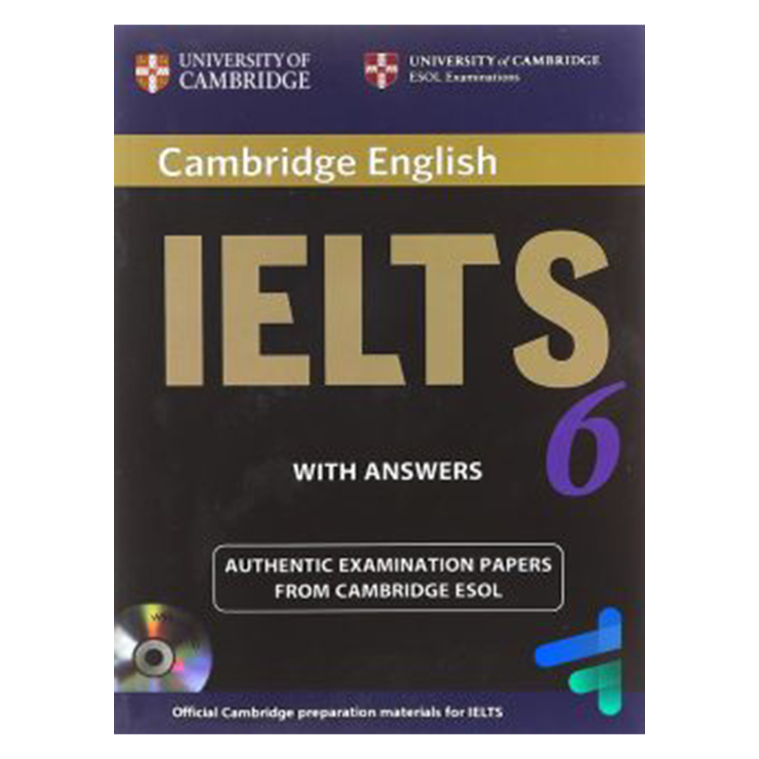 جلد کتاب کتاب زبان کمبریج انگلیش آیلتس Cambridge English IELTS 6