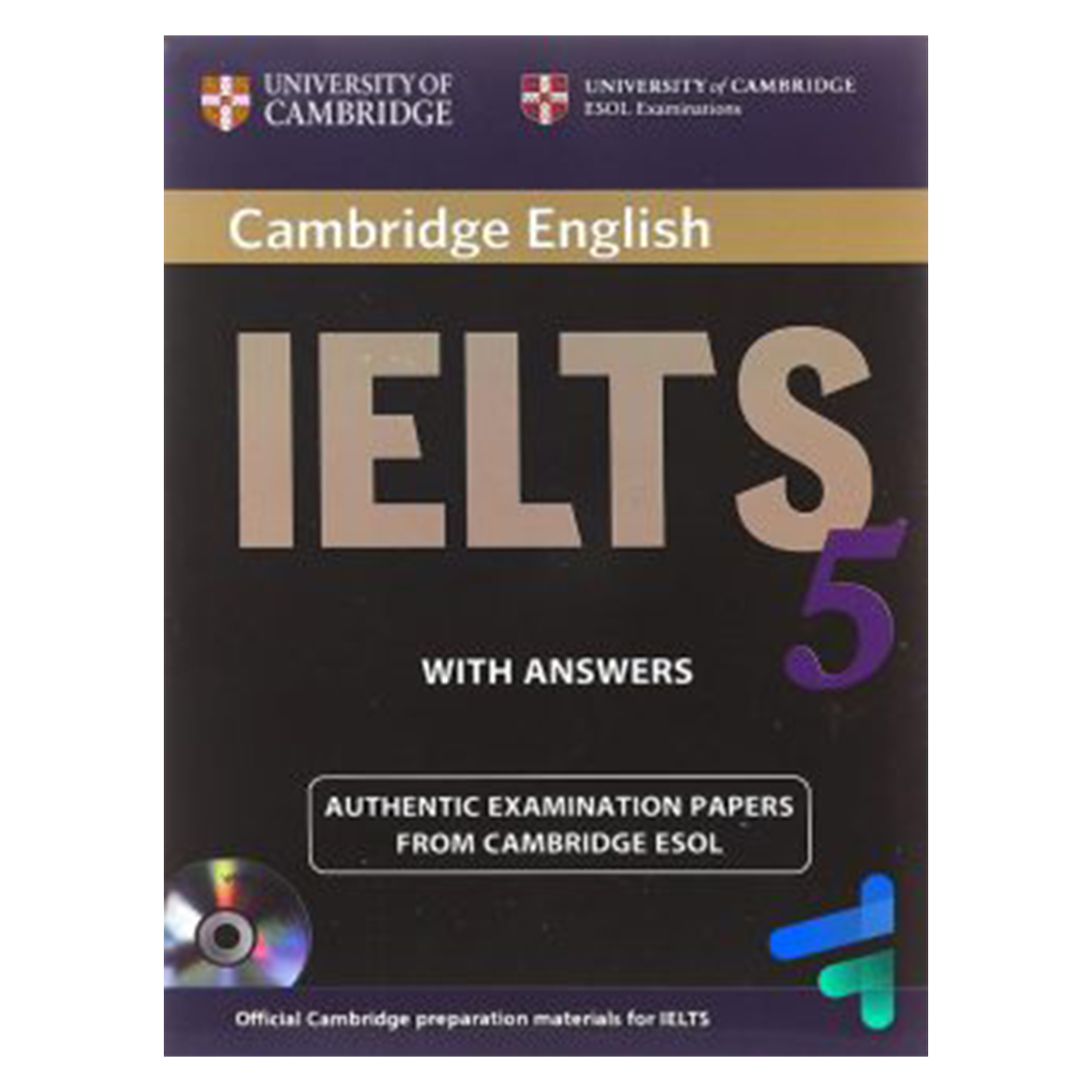 جلد کتاب کتاب زبان کمبریج انگلیش آیلتس Cambridge English IELTS 5