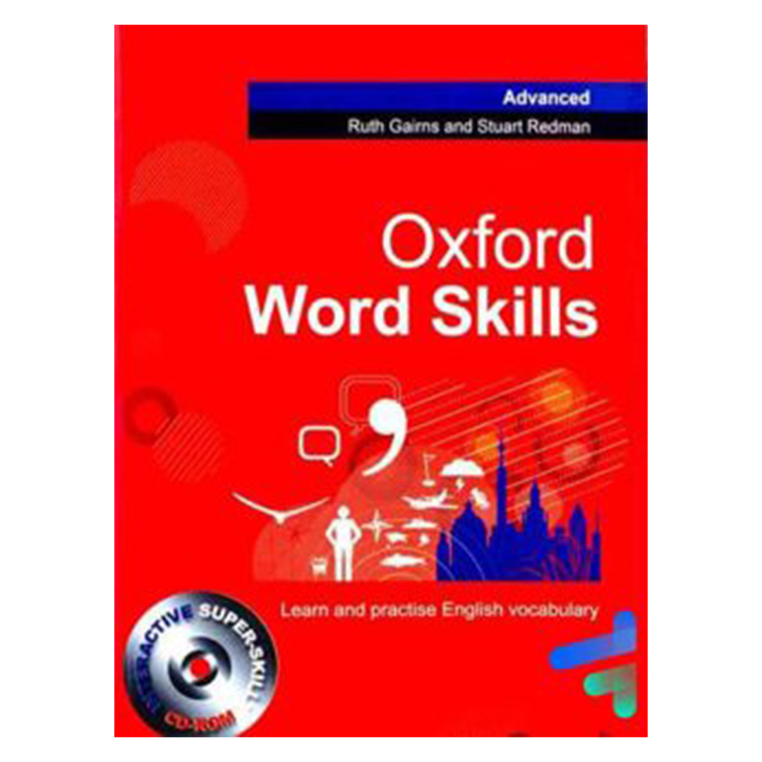جلد کتاب کتاب زبان oxford word skills advanced آکسفورد ورد اسکیلز ادونسد