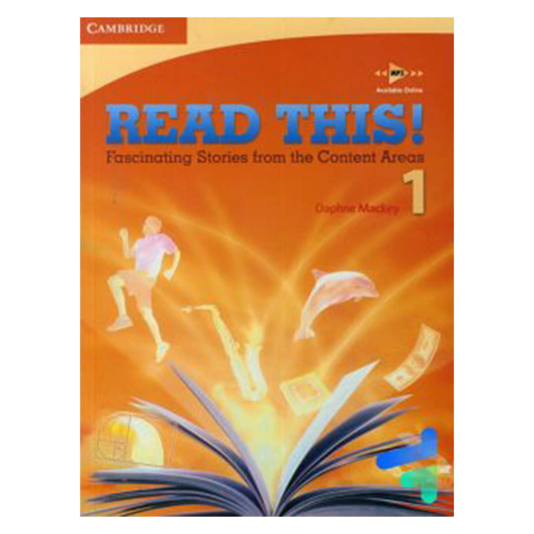 جلد کتاب کتاب زبان read this! 1