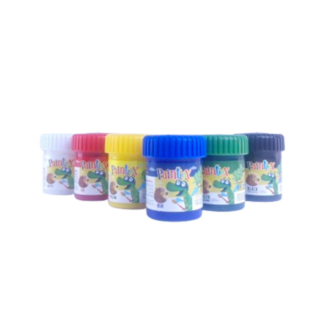 جلد کتاب گواش نانو پوشرنگ PAINTEX ست 6رنگ يونيسف پنتر