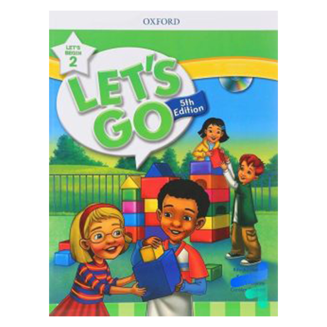 جلد کتاب کتاب زبان لتس گو ویرایش پنجم lets go begin 2