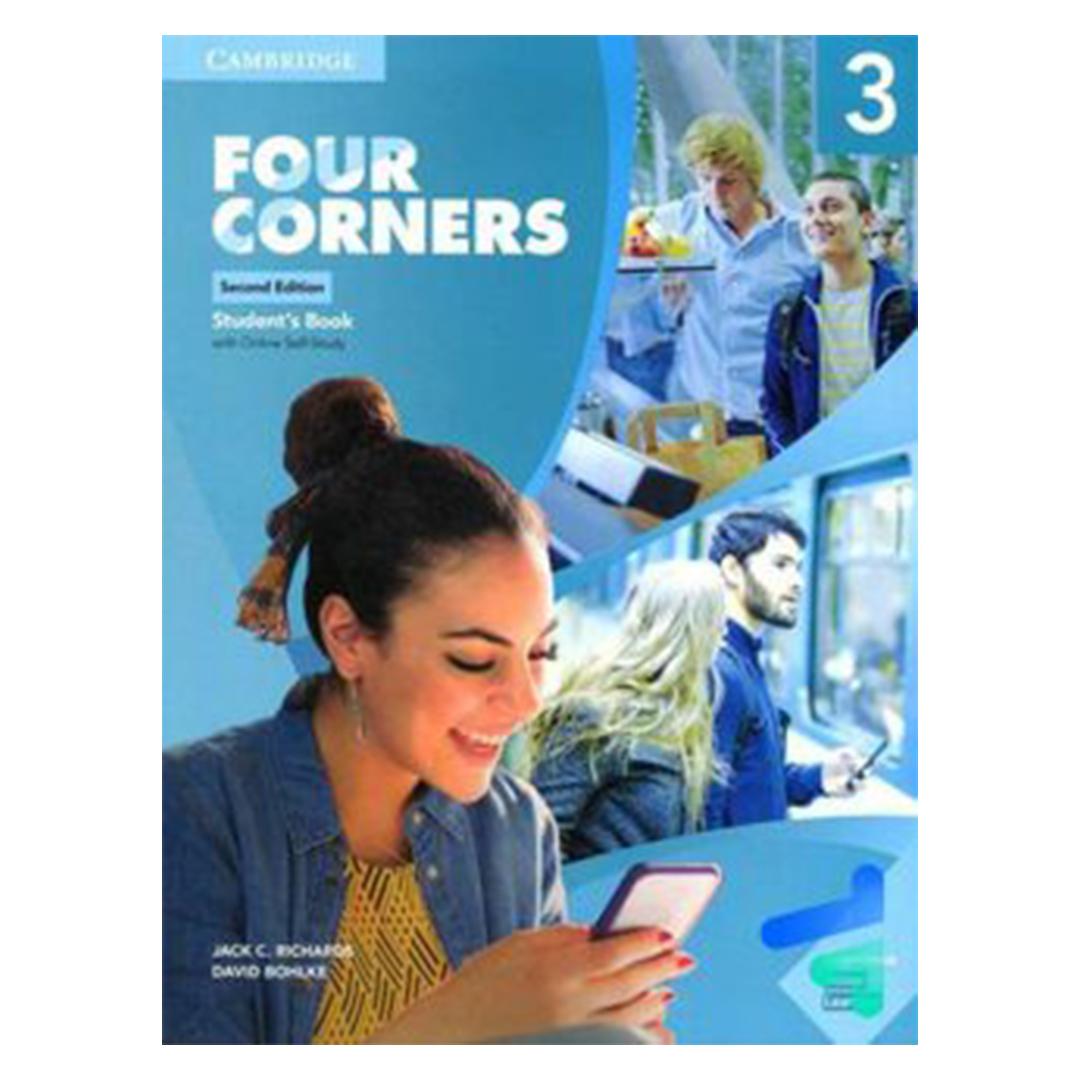 جلد کتاب کتاب زبان فور کرنرز Four Corners Second Edition 3