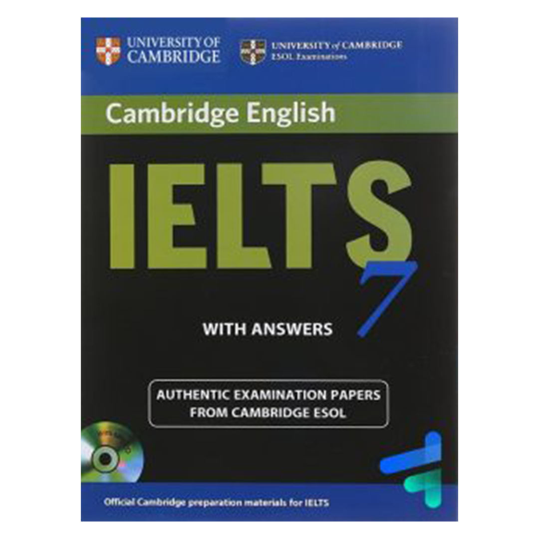 جلد کتاب کتاب زبان کمبریج انگلیش آیلتس Cambridge English IELTS 7