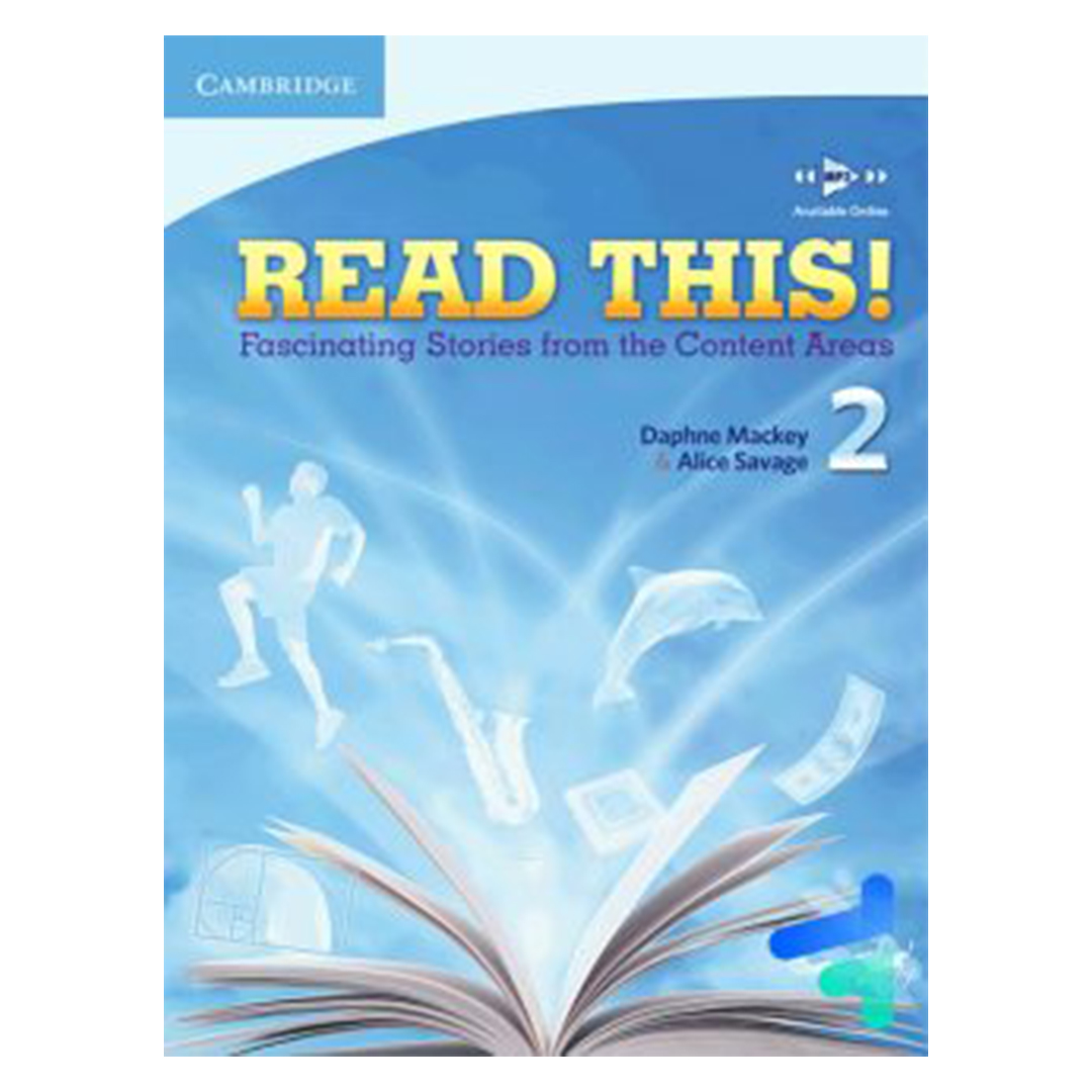 جلد کتاب کتاب زبان read this! 2