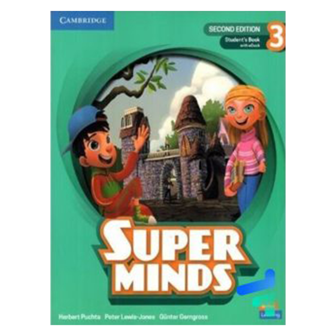 جلد کتاب کتاب زبان super minds 3